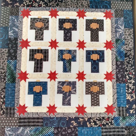 Kimono Memories Quilting Pattern: Wall or Bed Quilt - Nancy Odom - Picture 3 of 6